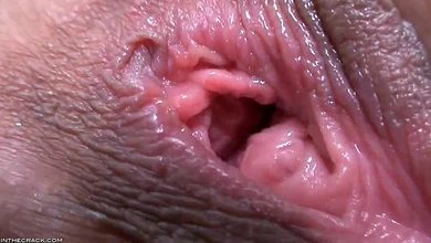 Очень крупные планы упругой пизды и тугой попки от горячей красотки. Раздвигает, сжимает, играет!